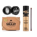 NATURAL SHILAJIT Resina - 20 Gram Shilajit Supplemento con Acido Fulvic & Trace Minerals - Shilajit Honey Sticks 30 Count