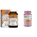 Giardino della vita Vitamina di ferro crudo 30ct capsule & Organics Donna Gummy Vitamine - Berry - Certificato Organico, Non OGM, Vegan