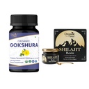 ORGANIC SPREE Gokshura & Himalayan Shilajit – USDA Organic Tribulus Terrestris 120 Tablets & 20g Resina con 85+ Trace Minerals – Supporta energia e salute immunitaria*