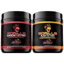 Modalità di Gorilla Pre Workout & Gorilla Modalità Stimolante aggiornato Nitric - Miglior Degustazione & La maggior parte Efficace Stimolant Free Pre-Workout | Pompa di massa | Laser Focus Energy Power (Cherry Blackout)