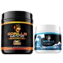 Gorilla Mode Pre Workout (BlackBerry Lemonade) + HydroPrime Glycerol Pre Workout - Stack completo per Hyper-Hydration, Pompa, Potenza, Endurance e Termoregolazione