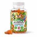 Gummie multivitaminiche con ferro e zinco (Ages 2+) | Vitamine giornaliere per bambini con vitamina C, D3, B12 & Folate | Vegan, Non OGM, Gluten-Free, Pectin-Based | Raspberry Flavor | 60 Conte
