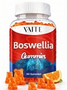 VAITE Boswellia Serrata Gummies 1200mg - Estratto di incenso indiano con acido boswellico, integratore a base di piante, formula di supporto comune per la salute, non OGM, senza glutine, senza zucchero, 60 Chewables