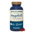 Meravigliosa Mega Krill Extra Forza Krill olio 500mg con Omega 3 Phospholipids e Astaxanthin, Supporta la salute del cuore, 120 giorni di alimentazione di Softgels
