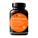 Invite Health Krill Oil Advanced - Supporta la salute cardiovascolare e del cervello - Fornisce EPA, DHA, Astaxantina e Omega-3 Phospholipids - 60 capsule