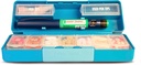 GMS Group Medical Supply, LLC Diabetic Pen Case & 7 Day Medicine Organizer - Travel Kit for Diabetic Supplies - in un Glance Medicine Reminder - Holds New & Used Needles Safely - Small & Discreet
