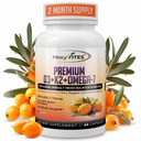 MoxyVites Vitamin D3 K2 5000 IU – Alto assorbimento D3 + K2 MK-7 con Sea Buckthorn Oil & Omega-7 – Bone, cuore e supporto immunitario per le donne & uomini – 60 capsule vegane