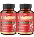2 Pacchetti 60 Conti 4 Mesi - D-Mannose Capsule - Natural Urinary Tract Health & Immune Support - 7in1 con Cranberry, Dandelion, Hibiscus & More