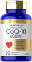Carlyle CoQ10 400mg | 90 Count | Vegetariano, Non OGM e Gluten Supplemento gratuito