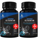 Laboratori di ricerca Astaxantina naturale a tripla resistenza 12mg Softgels + Olio di cocco biologico extra bottiglia per assorbimento potenziato Supporti potenti antiossidanti Giunto occhi &amp; salute cardiaca 120 Total Softgels