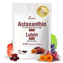 14-in-1 Astaxanthin 12mg & Lutein 40mg con Zeaxanthin Supplementi, 6 mesi di alimentazione, fresco Microalgae Fonte, Supporta occhio, pelle, antiossidante, giunto, Circulatory Health Non-GMO Gluten Free 180 Softgels