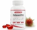 Astaxantina 12mg Softgels, Astaxantina naturale da Haematococcus Pluvialis Microalgae, Supporto antiossidante per la salute della pelle e dell'occhio, Olio-Based per un migliore assorbimento, 60 Softgels, alimentazione di 30 giorni