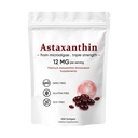 Astaxantina 12mg, Integratori Antiossidanti Premium Astaxantina, Supporta Occhio, Pelle, Immune, Joint, Circulation Interna, Non OGM Verified & Gluten Free - 200 Softgels