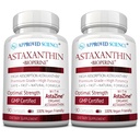 Approvato Science® Astaxanthin 12 mg - Antiossidante ad alta resistenza - Supporta cuore, occhi, pelle - 180 capsule vegane - 6 mesi di alimentazione