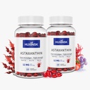 Astaxantina 12mg Integratori, 120 Softgel, Max Forza Astaxantina Antiossidante Integratori, Microalghe Fresche, Alimentazione 4 mesi, 2 bottiglie