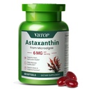 Astaxantina 6 mg, supplemento di astaxantina Premium con attività antiossidante, Supporta Occhio, Pelle, Giunto e Salute del sistema immunitario. Fonte di microalghe fresche, non OGM, senza glutine - 60 softgels