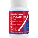 35mg Liposomal Astaxanthin Supplemento - Supporto potente antiossidante per pelle, Joint & Eye Health - Formula naturale anti-invecchiamento con Pure Astaxanthin - Vegan, Non-GMO, 60 capsule