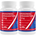 35mg Liposomal Astaxanthin Supplemento - Supporto potente antiossidante per pelle, Joint & Eye Health - Formula naturale anti-invecchiamento con Pure Astaxanthin - Vegan, Non-GMO, 120 capsule
