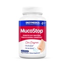 Enzymedica, MucoStop, Natural Enzyme Supplement, Allevia la congestione stagionale o occasionale, Supporta la respirazione facile, 48 Conte