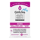 Probiotico GoLive per le donne – Polvere sinbiotica senza zucchero con prebiotici, mirtillo, biotina, B12 & D3-25 miliardi di CFU, 10 Strains clinici – Supporta la salute vaginale, digestiva, UT & Immune