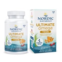Nordic Naturals Ultimate Omega 2X Teen, Fragola - 60 Mini Gel Morbidi - 1120 mg Omega-3 Totale con EPA & DHA - Salute cerebrale, Mood positivo, Sviluppo Sociale, Imparare - Non-GMO - 30 Serve
