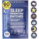 Dormire per adulti e bambini - 60 100% piante-basato naturale oli essenziali Patch di aiuto del sonno, Adesivi dormienti con nessuna melatonina, per Zen e facile tempo di notte
