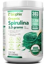 biophix Organic Spirulina Powder, 2.2 Lbs 100% Pure Spirulina Blu Algae Polvere, Vegan, Non OGM, Non Irradiated, Certificato USDA, Best Protein Superfood