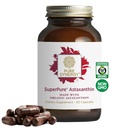 PURE SYNERGY SuperPure Astaxanthin Extract | Astaxantina Organica da Alghe con Lecitina di girasole | Supporto antiossidante per la salute della pelle e dell'occhio (60 capsule)