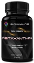 BioImmune Triple Strength AstaQuilTM Astaxantina 12mg Asorbimento potenziato, 60 Softgels w / Olio di cocco organico.