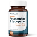 Astaxantina 24mg con Lycopene 50mg supplemento, 100 capsule vegetariane, Non OGM, Gluten Free