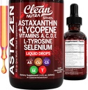 Vitamine A C D E 4 fl oz – Potente naturale D3 C E A & Selenium L-Tyrosine Formula Pure Antiossidante Blend Enhanced Nutrient