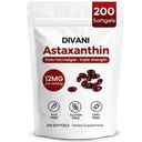 Divani Astaxanthin, Astaxantina naturale, Non OGM, Senza glutine, Soia, Occhio quotidiano, Supporto cutaneo (1)