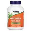 NOW Integratori alimentari, Silymarin Milk Thistle Extract 300 mg con Artichoke e Dandelion, Doppia resistenza, Supporta la funzione del fegato*, 200 capsule di veg