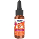 NOW Integratori alimentari, Vitamina naturale E-Oil Liquido (D-Alpha Tocopherol), Protezione Antiossidante*, 1-Oncia