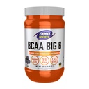 NOW Alimenti Nutrizione sportiva, BCAA (Aminoacidi a catena brasata) Grande 6, Sapore di Uva, 600 Grammi