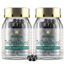 Supplemento tiroideo – TriDexThyroTM Raw Desiccated Thyroid Complex 375 mg con Bovine, Porcine & Ovine – 120 capsule per le donne e gli uomini(2 pacchetto)