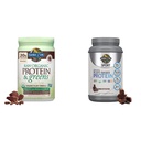 Giardino della vita, Polvere Protein Greens Cioccolato Organico, 22 Ounce & Organic Vegan Sport Protein Powder, Cioccolato - Probiotici, BCAA, 30g
