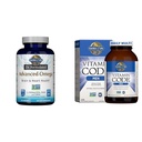 Giardino della vita Dr. Formulated Advanced Omega Fish Oil & Multivitamin per gli uomini - Vitamin Code Men's Raw Whole Food Vitamin Supplement con Probiotici, Vegetariano, 240 capsule