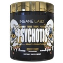 Insane Labz Psychotic Gold, High Stimulant Pre Workout Powder, Extreme Lasting Energy Focus, Pompe e Endurance con Beta Alanine, DMAE Bitartrate, NO Booster (35 Serve, Gummy Candy)