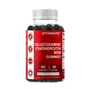 Vitamatic Glucosamina Condroitin Gummies con MSM & Vitamina E – Joint Support Formula – 60 Gummie Vegane