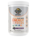 Garden of Life Sport Organic Plant Based Energy + Focus Clean Pre Workout Powder, con 85 mg di caffeina, Naturale No Booster, B12, Vegan, Gluten Free, Non OGM, BlackBerry, 15.3 Oz