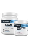 Labs Trasparenti Pre-Workout (30 Serve, Blue Raspberry) & Creatine HMB (30 Serve, Limonata di Fragola)