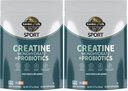 Giardino di vita Creatina polvere di monoidrato per le donne e gli uomini, micronized pre allenamento con probiotici per muscolo, resistenza, amino energia sportiva, circa 60 facili da miscelare selezioni non aromatizzate, (pacchetto di 2)