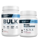 Labs trasparenti Bulk Pre-Workout (30 Serve, Punch tropicale) & BCAA Glutamine (30 Serve, Limonata di Fragola)