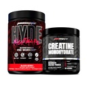 PROSUPPS Hyde Nightmare Intense Energy Pre-Workout, Blood Berry e Creatine 300 Bundle