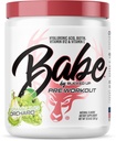 Babe Pre polvere di allenamento per le donne | Frutteto scintillante | 6g Citrulline, 2g Beta-Alanine, 100mg Acido ialuronico, 5mg Biotina e 5 altri ingredienti registrati | 30 porzioni | 12.6 OZ
