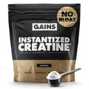 Gains in Bulk Monoidrato Creatina istantaneo per gli uomini e le donne, Soluble Pre Workout Powder, Supporta la costruzione del muscolo, la forza e le prestazioni, Supplementi bodybuilding, non aromaed, 100 Servings