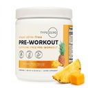 Tipo Zero Clean Stim Free Pre Workout Powder + Nitric Oxide Booster con L-Citrulline Malate, Arginina AKG, Beta Alanine - Caffeina & Stimulant Free - Ananas Mango Flavor, 21 Servings