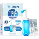 Sinus Rinse, 60PK Nasal Rinse Packets con NAC e Saline, Gravity Rinse Bottiglia, Alternativa a Neti Pot, Aiuta con Allergia, Congestione, Sintomi freddi (bottiglia di gravità con NAC 60PK)