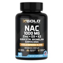 XGold Health NAC 1000 mg con Quercetin 95%, Bromelain, Zinco, Vitamina C, D3 & K2 Supporto immunitario & Antiossidante Supplemento Advanced Defense Blend 90 Veggie Capsule